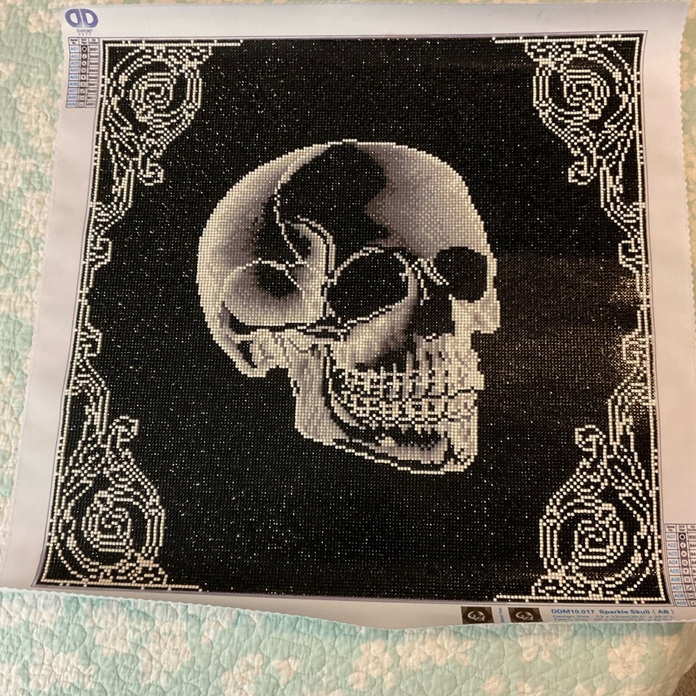 COMPLETED Skeleton Diamond Dotz